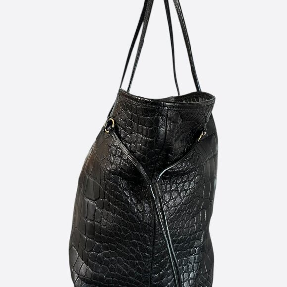 Louis Vuitton Black Crocodile Neverfull MM - Picture 4 of 7